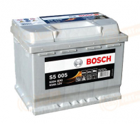 0092S50050 BOSCH 63 S5 Silver Plus обратная полярность