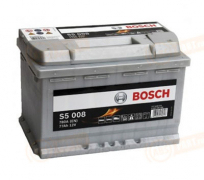 0092S50080 BOSCH 77 S5 Silver Plus обратная полярность