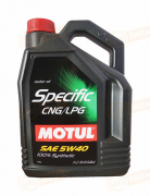 101719 MOTUL МАСЛО МОТОРНОЕ СИНТЕТИЧЕСКОЕ SPECIFIC CNG LPG 5W-40 (5л)