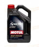 102209 MOTUL МАСЛО МОТОРНОЕ СИНТЕТИЧЕСКОЕ SPECIFIC 0720 5W-30 (5л)