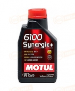 102781 MOTUL МАСЛО МОТОРНОЕ ПОЛУСИНТЕТИЧЕСКОЕ 6100 SYNERGIE+ 10W-40 (1л)