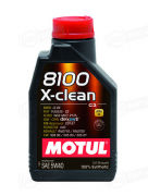 102786 MOTUL МАСЛО МОТОРНОЕ СИНТЕТИЧЕСКОЕ 8100 X-CLEAN 5W-40 (1л)