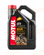 105898 MOTUL МАСЛО МОТОРНОЕ СИНТЕТИЧЕСКОЕ ATV POWER 4T 5W-40 (4л)