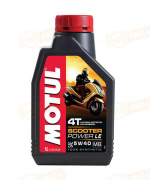 105958 MOTUL МАСЛО МОТОРНОЕ СИНТЕТИЧЕСКОЕ SCOOTER POWER 4T 5W-40 (1л)