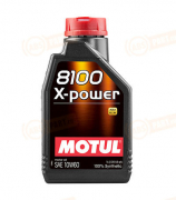 106142 MOTUL МАСЛО МОТОРНОЕ СИНТЕТИЧЕСКОЕ 8100 X-POWER 10W-60 (1л)