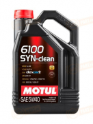 107942 MOTUL МАСЛО МОТОРНОЕ СИНТЕТИЧЕСКОЕ 6100 SYN-CLEAN 5W-40 (4л)