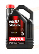 107957 MOTUL МАСЛО МОТОРНОЕ СИНТЕТИЧЕСКОЕ 6100 SAVE-LITE 5W-30 (4л)