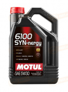 107971 MOTUL МАСЛО МОТОРНОЕ ПОЛУСИНТЕТИЧЕСКОЕ 6100 SYN-NERGY 5W-30 (4л)