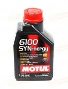 107975 MOTUL МАСЛО МОТОРНОЕ ПОЛУСИНТЕТИЧЕСКОЕ 6100 SYN-NERGY 5W-40 (1л)