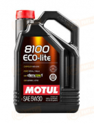 108213 MOTUL МАСЛО МОТОРНОЕ СИНТЕТИЧЕСКОЕ 8100 ECO-LITE 5W-30 (4л)