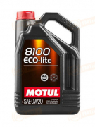 108536 MOTUL МАСЛО МОТОРНОЕ СИНТЕТИЧЕСКОЕ 8100 ECO-LITE 0W-20 (5л)