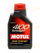 108644 MOTUL МАСЛО МОТОРНОЕ ПОЛУСИНТЕТИЧЕСКОЕ 4100 TURBOLIGHT 10W-40 (1л)