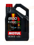 109171 MOTUL МАСЛО МОТОРНОЕ СИНТЕТИЧЕСКОЕ 8100 X-CLEAN EFE 5W-30 (4л)