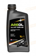 10W40AR122 AREOL MOTO 4T 10W-40 (1л) API SM, JASO MA2