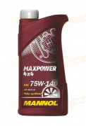 1236 MANNOL МАСЛО ТРАНСМИССИОННОЕ СИНТЕТИЧЕСКОЕ MAXPOWER 4X4 75W-140 (1л)