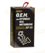 3031 MANNOL МАСЛО ТРАНСМИССИОННОЕ СИНТЕТИЧЕСКОЕ 8209 O.E.M. FOR HYUNDA KIA MITSUBISHI ATF SP-III (1л)