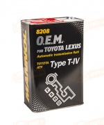 3043 MANNOL МАСЛО ТРАНСМИССИОННОЕ СИНТЕТИЧЕСКОЕ 8208 O.E.M. FOR TOYOTA LEXUS ATF T-IV (4л)