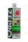 3583001 IDEMITSU ZEPRO ECO MEDALIST SN GF-5 0W-20 (1л)