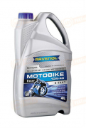 4014835731196 RAVENOL МАСЛО МОТОРНОЕ ПОЛУСИНТЕТИЧЕСКОЕ MOTOBIKE 4T ESTER 10W-40 (4л)