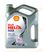 550050026 SHELL МАСЛО МОТОРНОЕ СИНТЕТИЧЕСКОЕ HELIX HX8 0W-30 (4л)