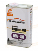 A00032065 AUTOBACS ENGINE OIL SYNTHETIC 5W-40 SN CF (1л)