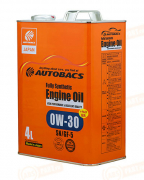 A01508398 AUTOBACS ENGINE OIL FS 0W-30 SN GF-5+PAO (4л)