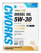 A12SR1004 CWORKS Масло моторное CWORKS SUPERIA DIESEL OIL 5W-30 синтетическое (4л)