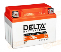 CT1204 DELTA Battery AGM 4 Ah обратная R+ 114x70x85 EN50 А