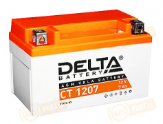 CT1207 DELTA Battery AGM 7 Ah прямая L+ 152x88x94 EN105 А