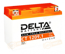 CT12091 DELTA Battery AGM 9 Ah прямая L+ 151x71x107 EN115 А