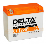 CT12201 DELTA Battery AGM 20 Ah обратная R+ 177x88x156EN270 А