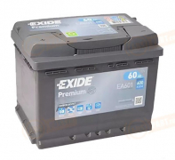 EA601 EXIDE 60 Premium прямая полярность