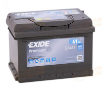 EA612 EXIDE 61 Premium обратная полярность