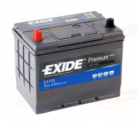 EA755 EXIDE 75 Premium прямая полярность