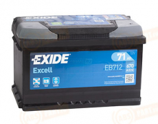 EB712 EXIDE 71 Excell обратная полярность