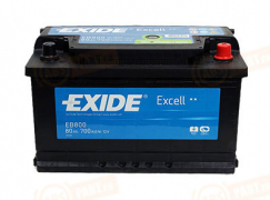 EB800 EXIDE 80 Excell обратная полярность