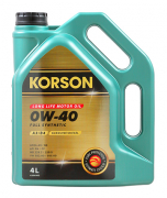 KS00162 KORSON Масло моторное 0W-40 FULL SYNTHETIC A3 B4 (4л)