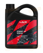 LN7726 LAVR MOTO Моторное масло GT STREET 4T 10W-40 (4л)