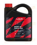 LN7728 LAVR MOTO Моторное масло GT SPORT 4T 10W-40 (4л)