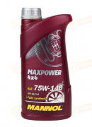 MN81021 MANNOL МАСЛО ТРАНСМИССИОННОЕ СИНТЕТИЧЕСКОЕ MAXPOWER 4X4 75W-140 (1л)